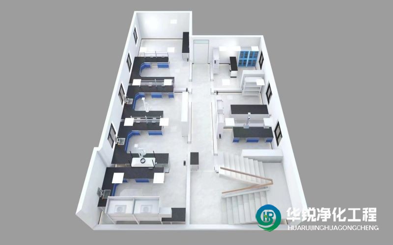 北京医院检验科实验室装修设计效果图-13年行业经验-专业建设团队
